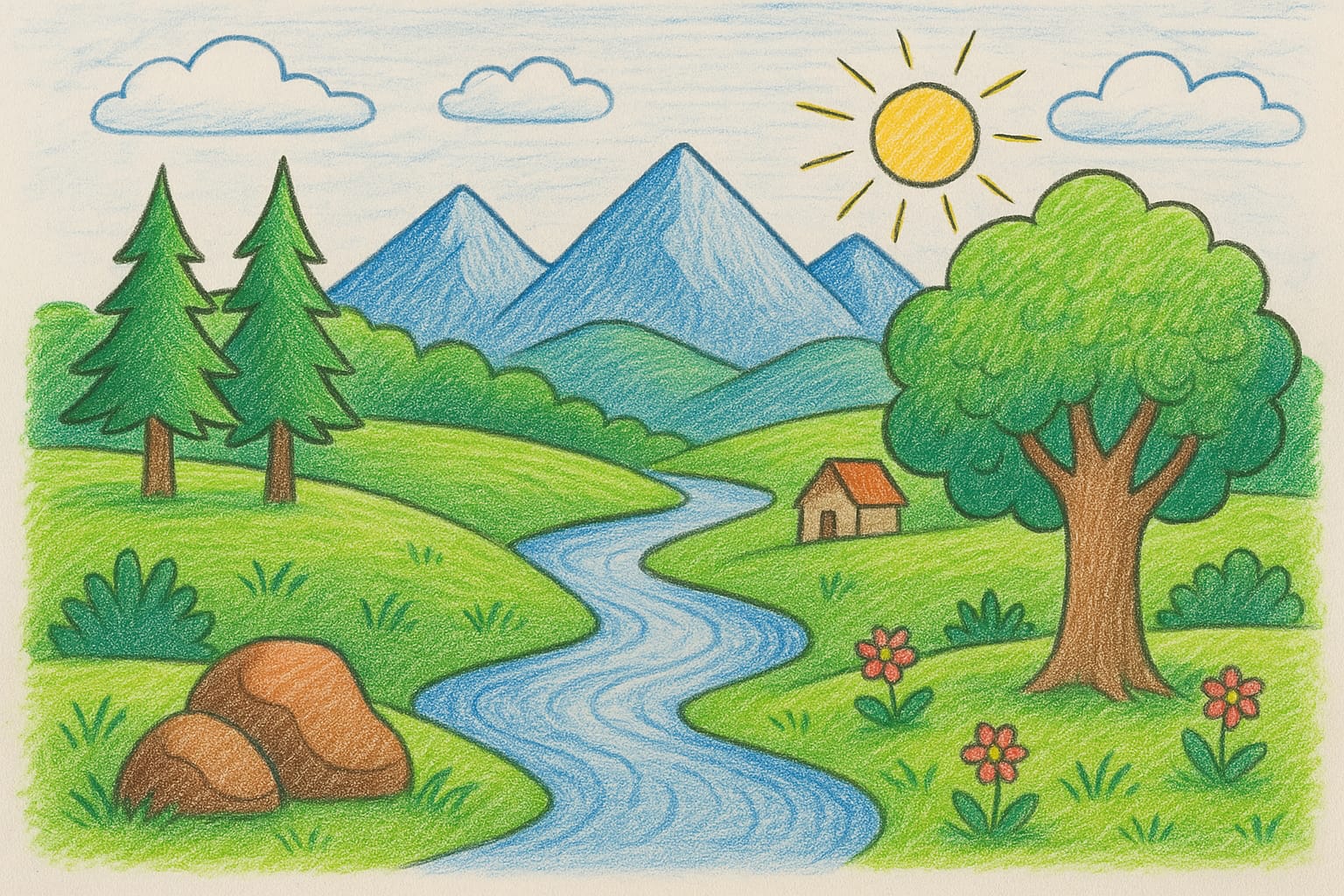Paisaje con cera